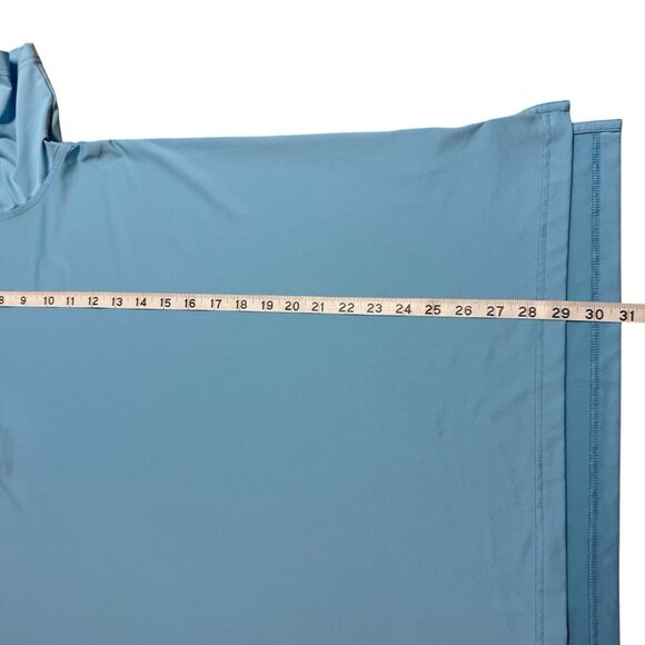 PETER MILLAR SUMMER COMFORT POLO SHIRT MENS L GOLF PERFORMANCE STRETCH BLUE - Picture 7 of 7